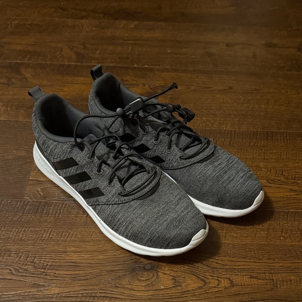 Adidas Women's Charcoal and Black Sneakers
